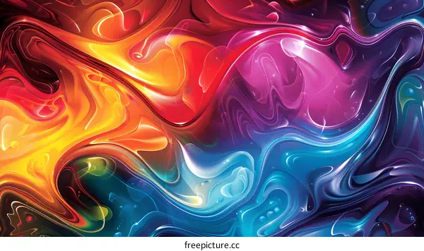 Colorful abstract painting