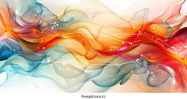 Colorful abstract painting