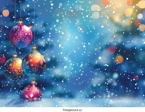 Christmas Decorations and Snowflakes