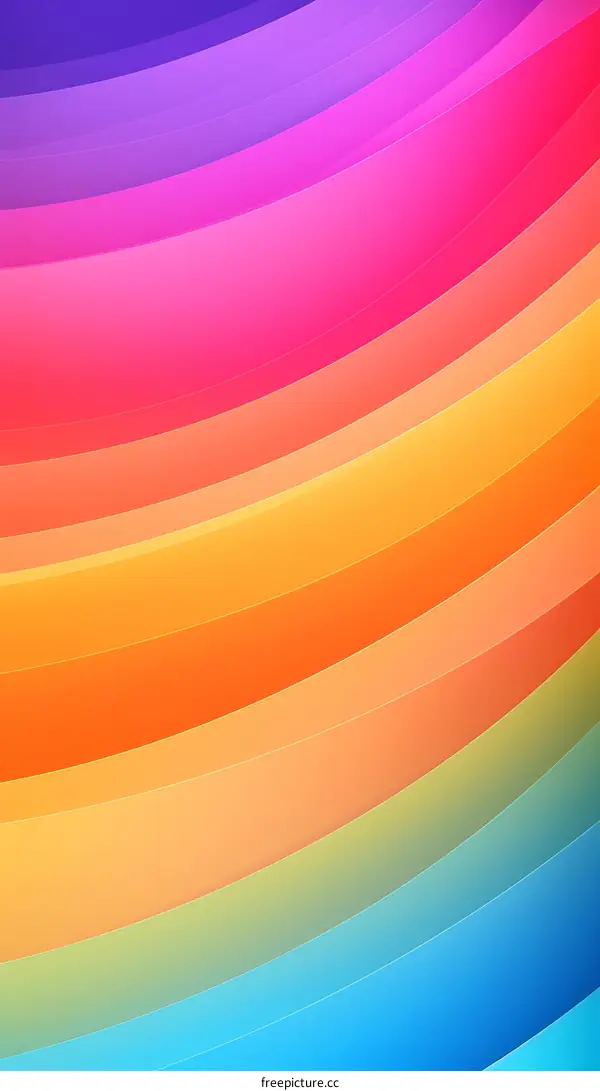 Abstract Colorful Curved Lines Background