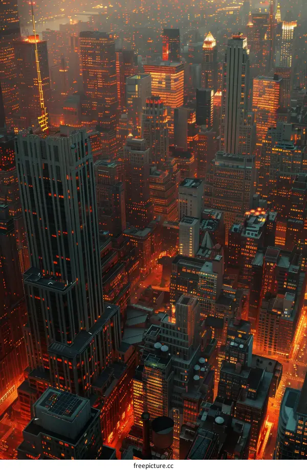 New York City Skyline at Night