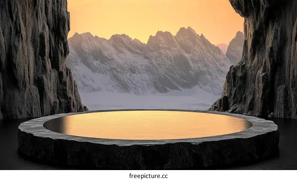 Mountain Landscape Pool Design