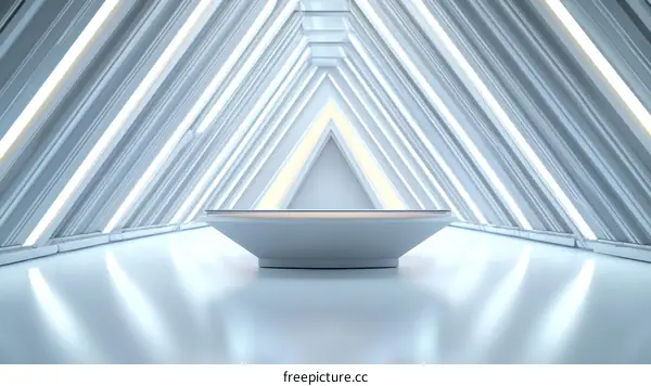 Futuristic Modern Architectural Interior Design