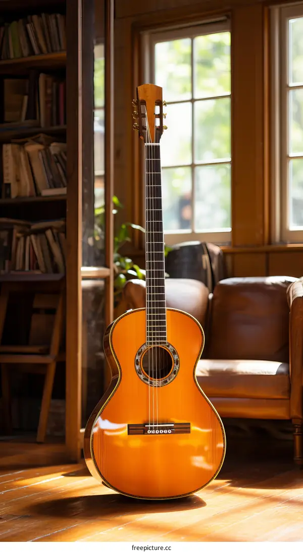 Classical Guitar in Sunlight
