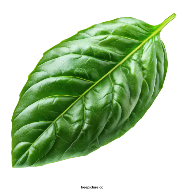 [Transparent Background PNG]Closeup of a Fresh Green Leaf