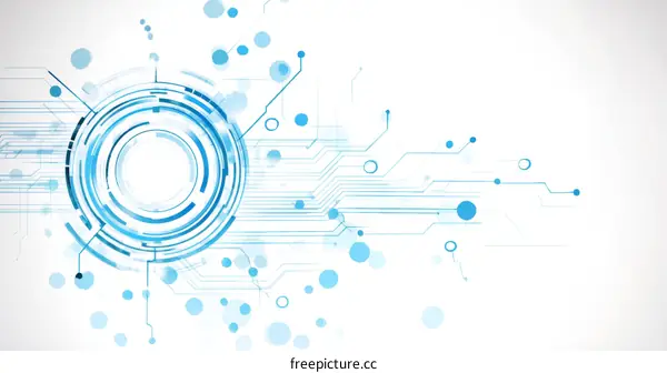 Abstract Circuit Board Technology Background Design