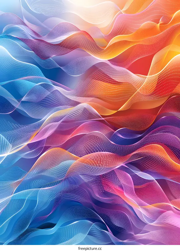 Colorful Wavy Lines