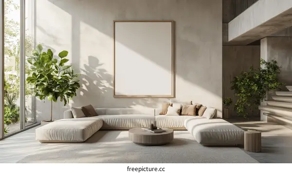 Modern Minimalist Living Room Interior Design