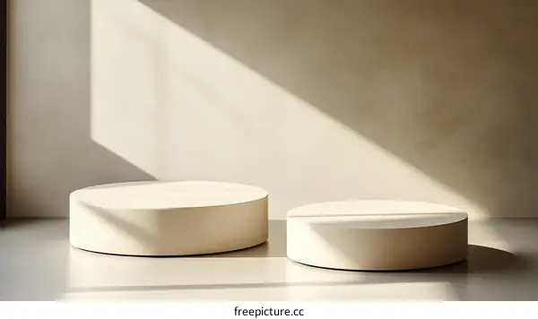 Minimalist Cream Product Display Poducts