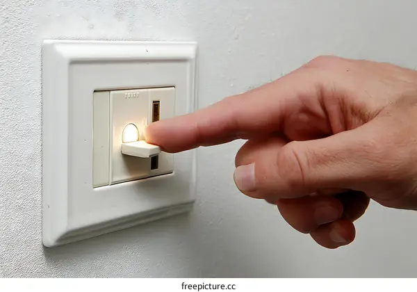 Turning On the Light With One Finger