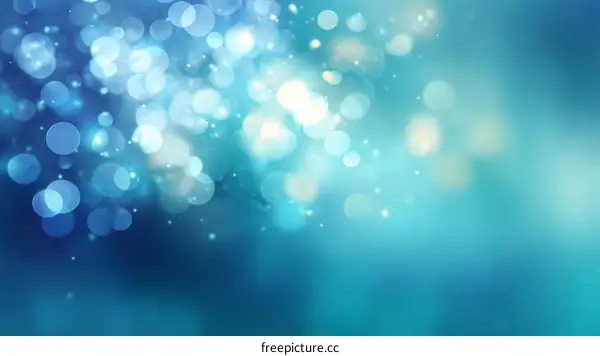 Abstract Blurry Light Bokeh Background