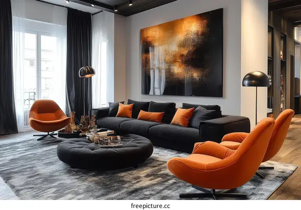 Modern Chic Living Room Interior Design