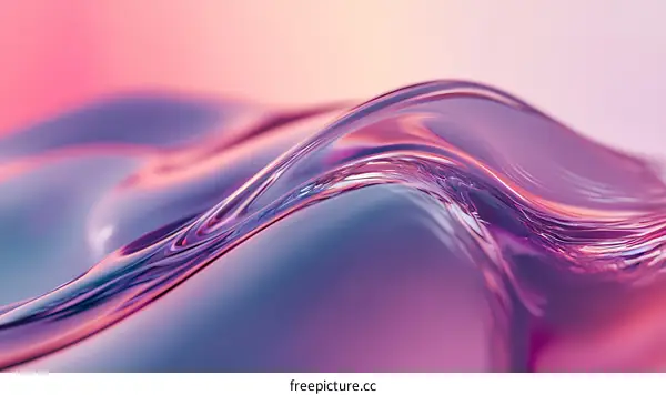 Abstract Liquid Colors Flowing