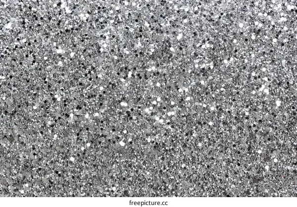 Silver Glitter Texture Background