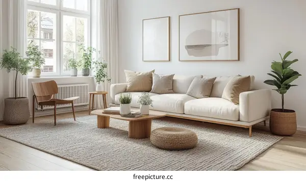 Modern Minimalist Living Room Interior Design