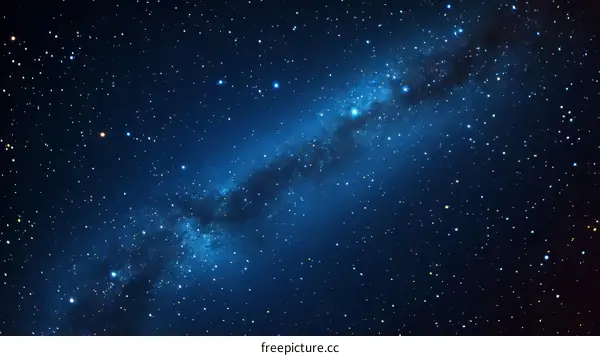 Stunning Night Sky Filled with Stars and Milky Way