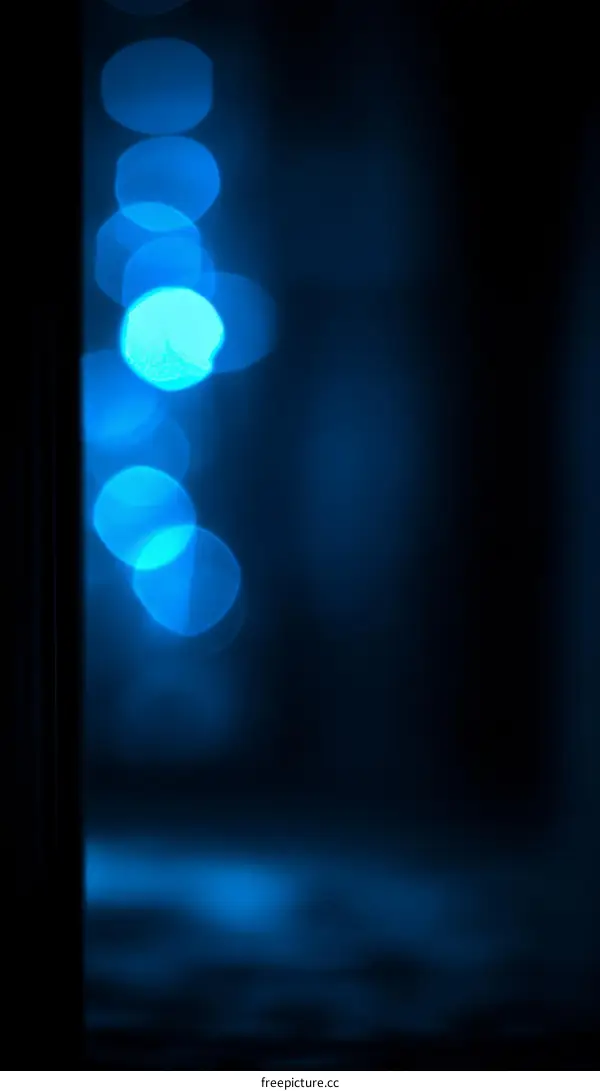 Abstract Bokeh Lights at Night