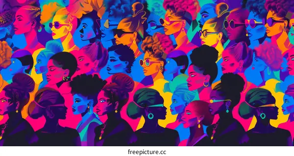 A Diverse Group of Women of Color