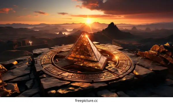 The Mysterious Pyramid in the Desert