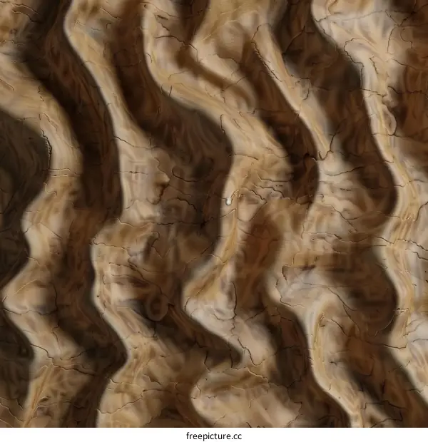 Abstract brown marble texture with cracks