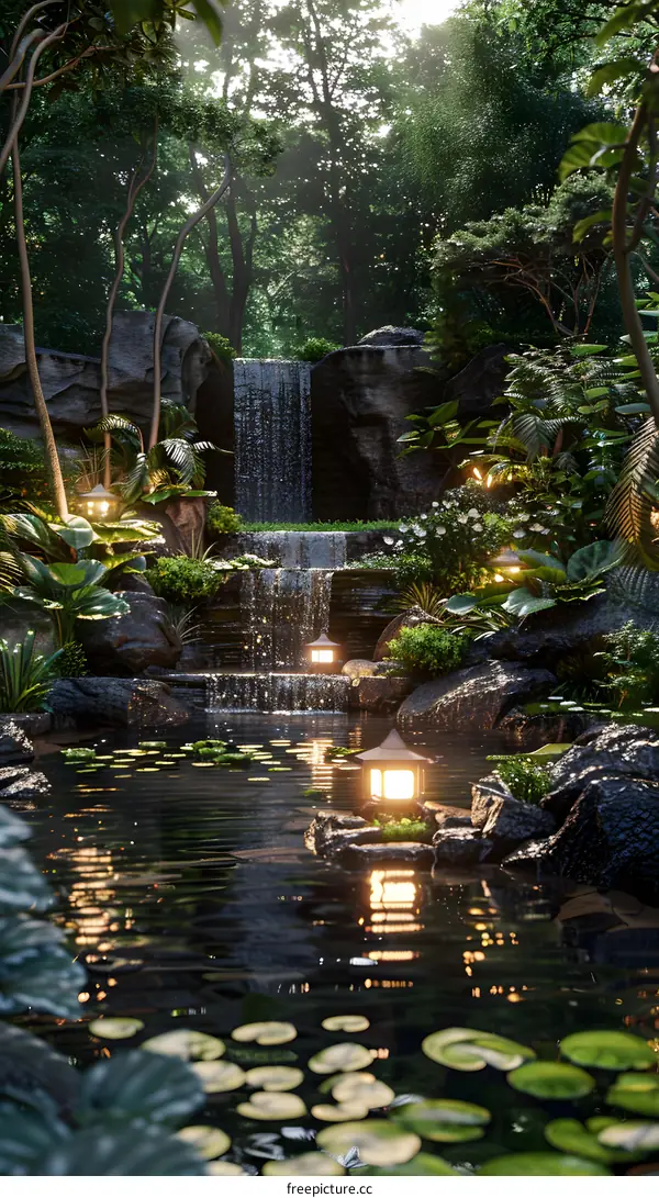 Waterfall in the jungle