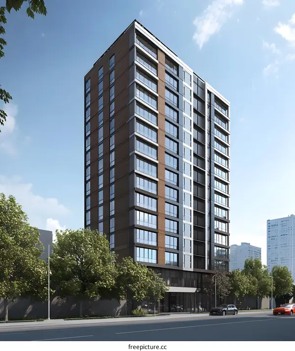 Modern Apartment Building Exterior Design