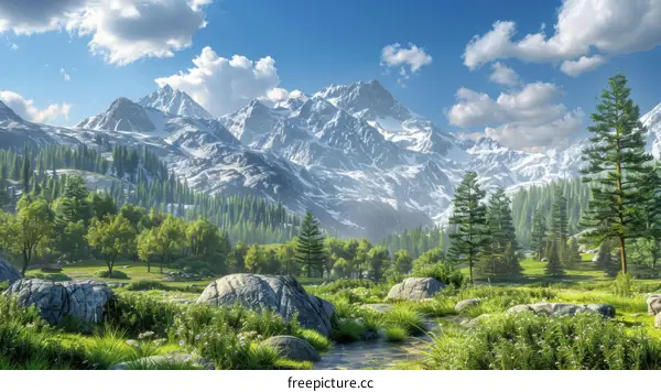 Majestic Mountain Landscape