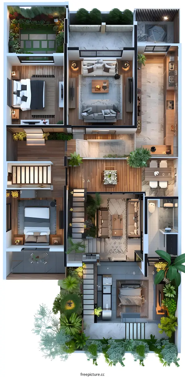 Duplex Apartment Floor Plans
