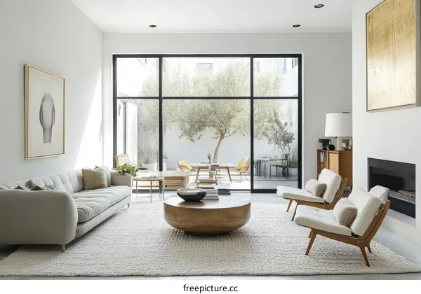 Modern Minimalist Living Room Interior Design