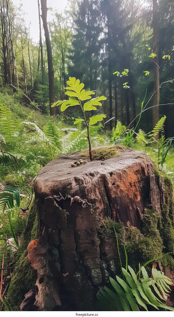 Stump Rejuvenation: New Life Emerges from Adversity