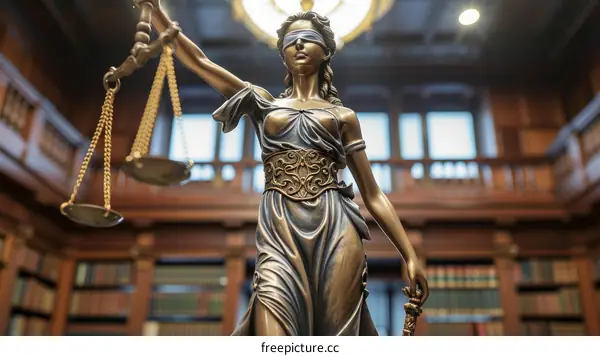Themis Greek goddess of justice holding scales