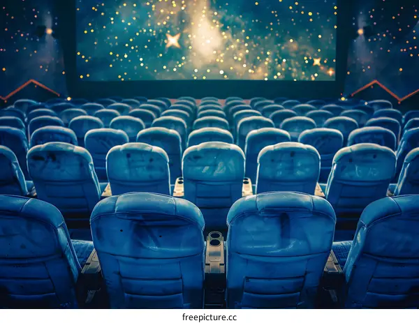 Empty Seats in a Movie Theater