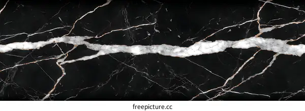 Abstract Black and White Marble Texture Background