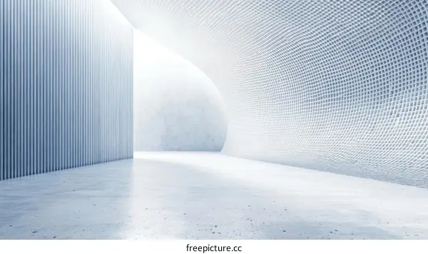 Modern Empty Architectural Interior Design