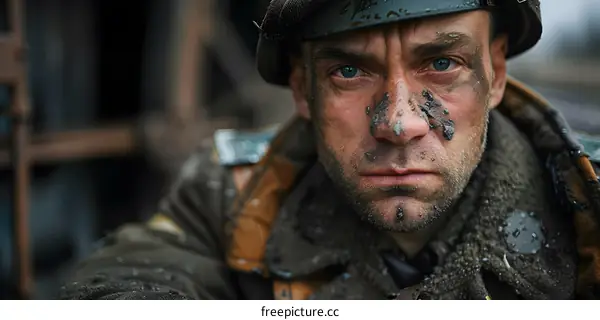 Portrait of a soldier