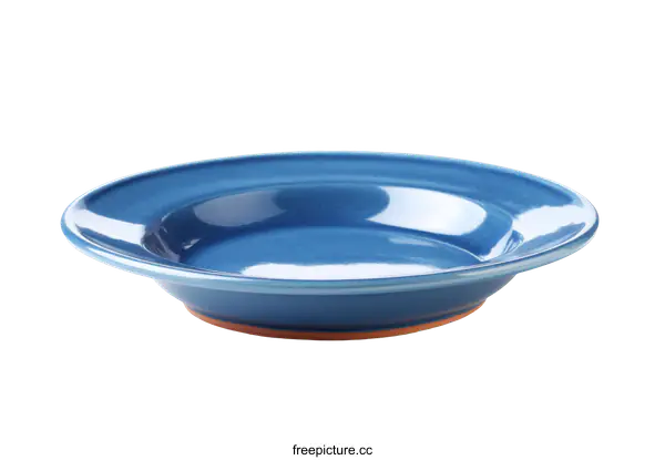 [Transparent Background PNG]Stylish Blue Ceramic Serving Dish