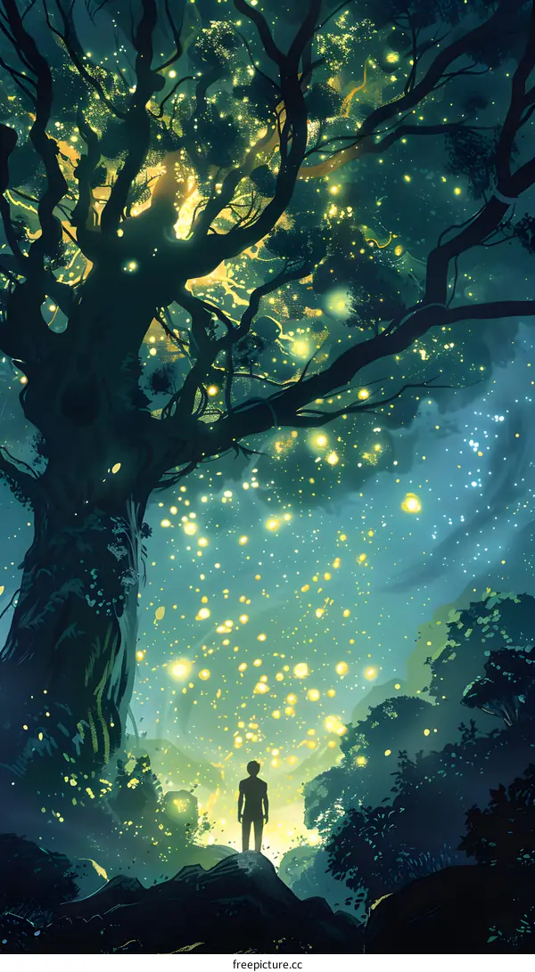 boy and the enchanted tree