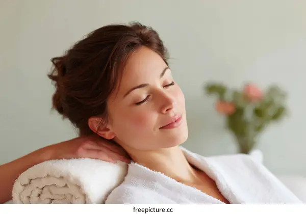 Relaxing Neck Massage at a Spa