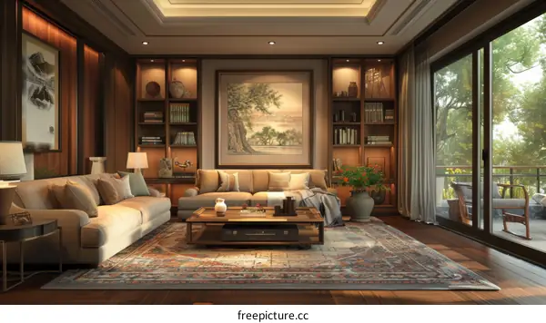 Chinese style living room