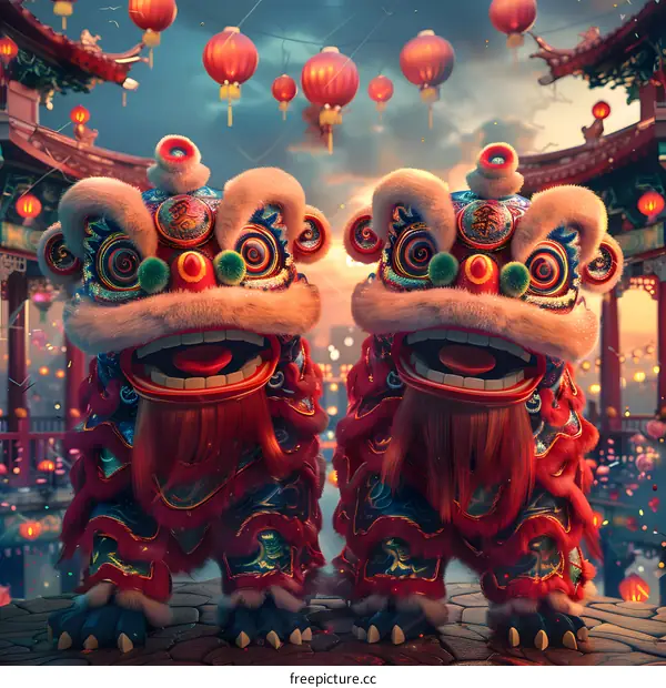 Lion dance