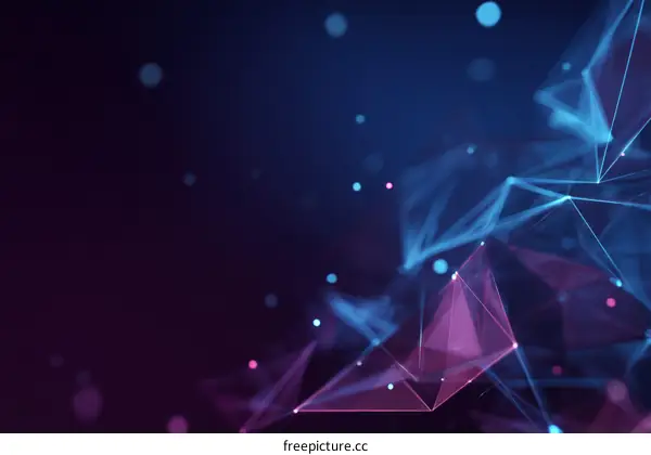 Abstract Network Design Illustration