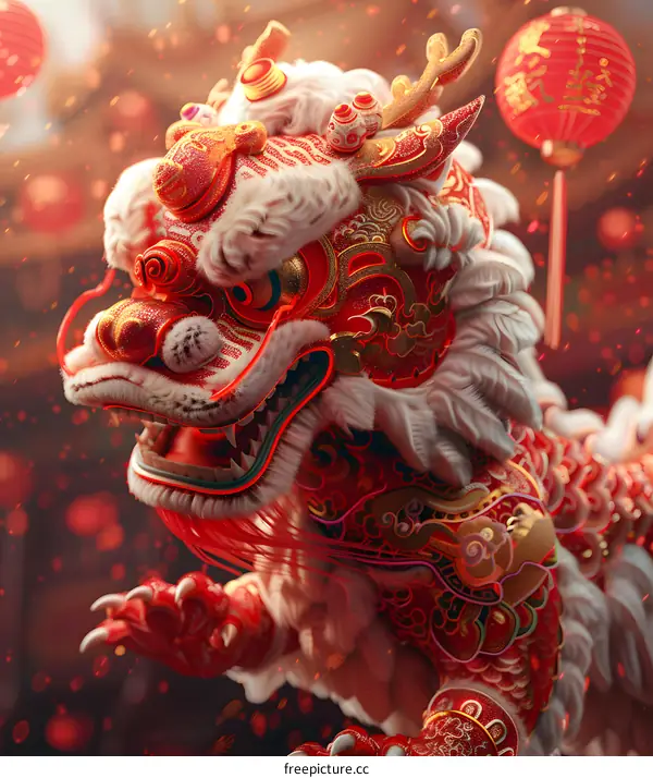 Lion dance