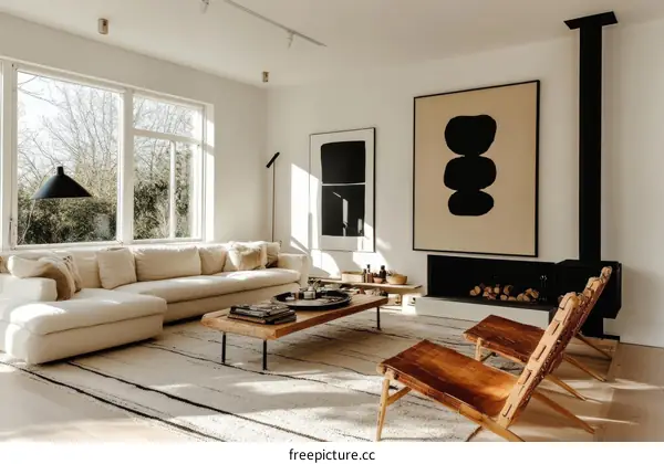 Modern Minimalist Living Room Interior Design