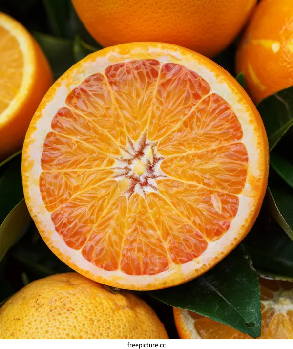Close-up of a Cara Cara Orange Slice