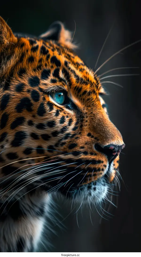 Close-up of a Leopard's Face