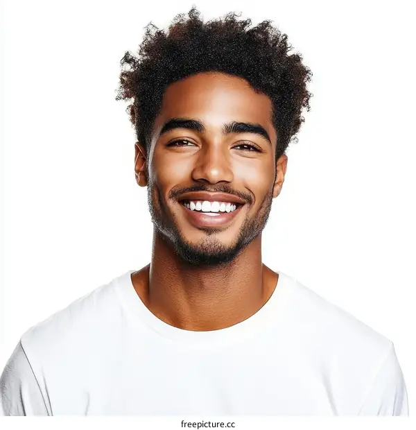 Smiling African American Man Portrait