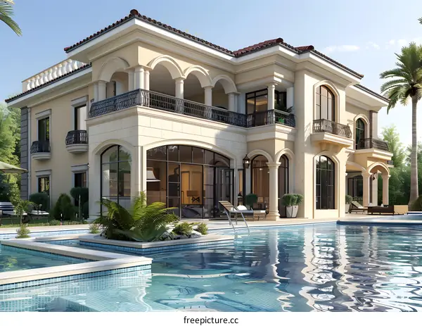 Luxury villa in Dubai Palm Island