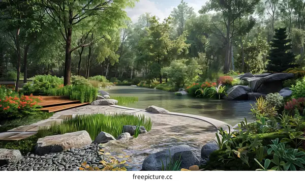 Impressive Beautiful Garden Landscape Design