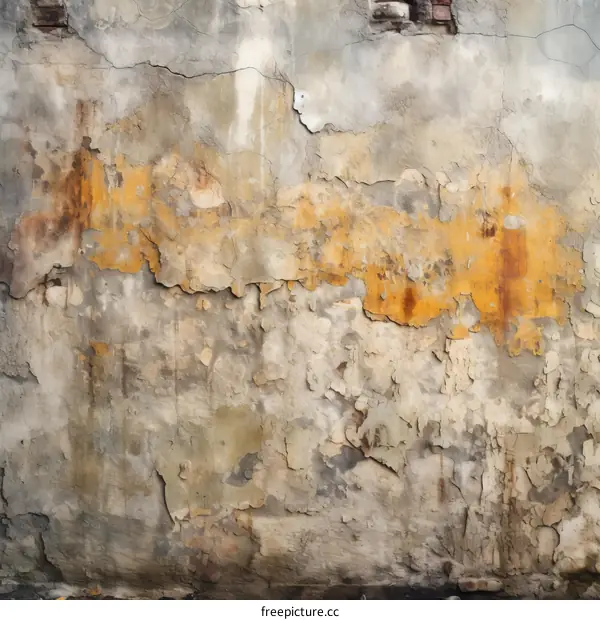 Old Distressed Weathered Concrete Wall Texture Background