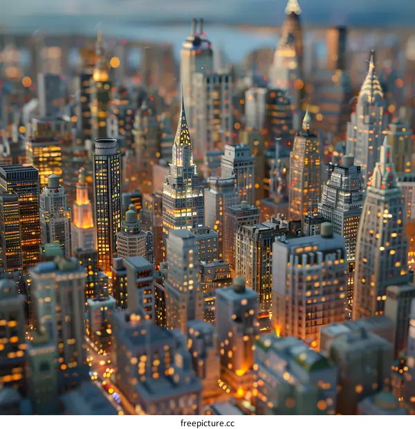 New York City at night